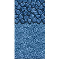 Above-Ground Pool 20 GA. 52" Boulder Swirl Beaded Vinyl Liner- 8’ Round