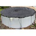 Above-Ground Rugged Mesh Winter Cover -Pool Size: 12' x 24' Oval- Arctic Armor 8 Yr Warranty