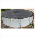 Above-Ground Rugged Mesh Winter Cover -Pool Size: 28' Round- Arctic Armor 8 Yr Warranty