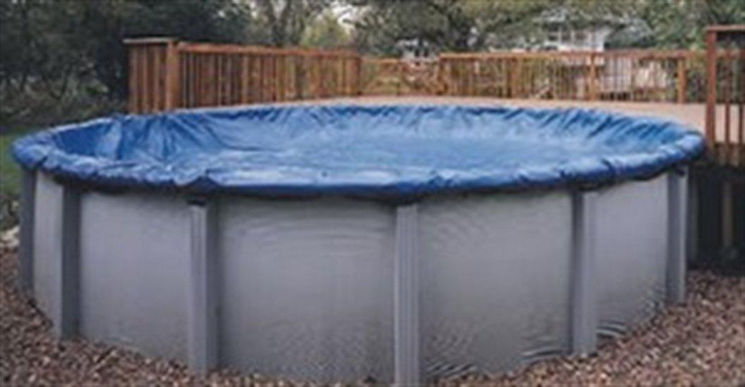 Above-ground Winter Cover -Pool Size: 24’ Round- Arctic Armor 8 Yr Warranty