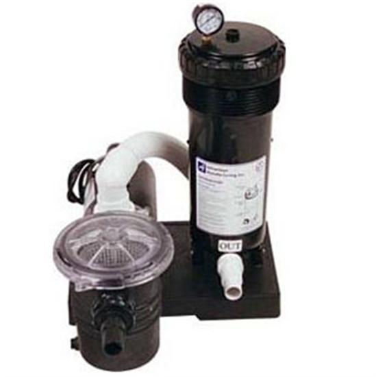 Advantage Above Ground Pool Pump and Cartridge Filter Pack - 1 HP