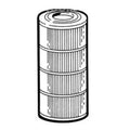 APC Filter Cartridge 7" X 14 1-8" 40 Sq Ft
