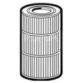 APC Filter Cartridge 8 15-16" X 17 3-8" 75 Sq Ft