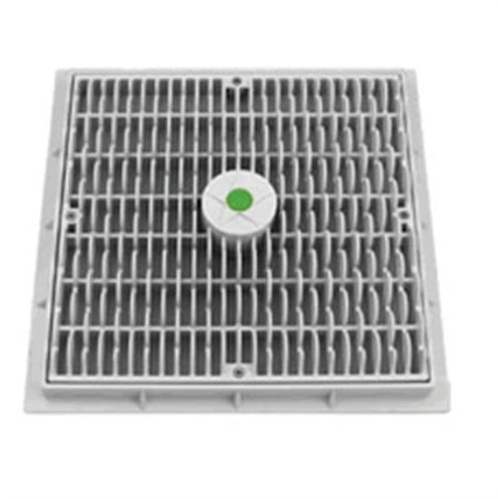 Aquastar 12" Retrofit Wave Suction Outlet Cover - White