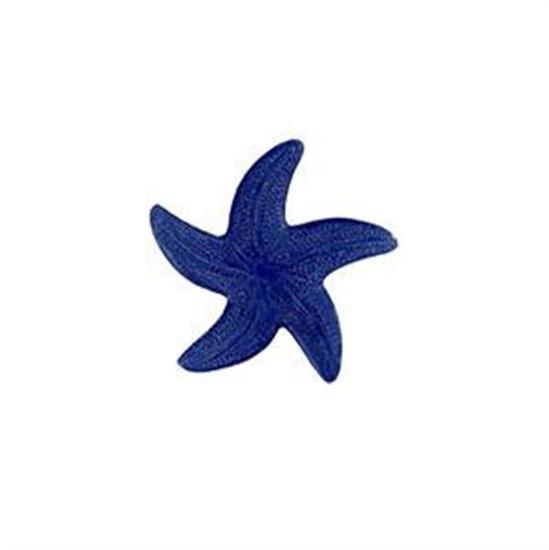 Artistry In Mosaics Aquatic Line Baby Dark Blue Starfish Mosaic Tile