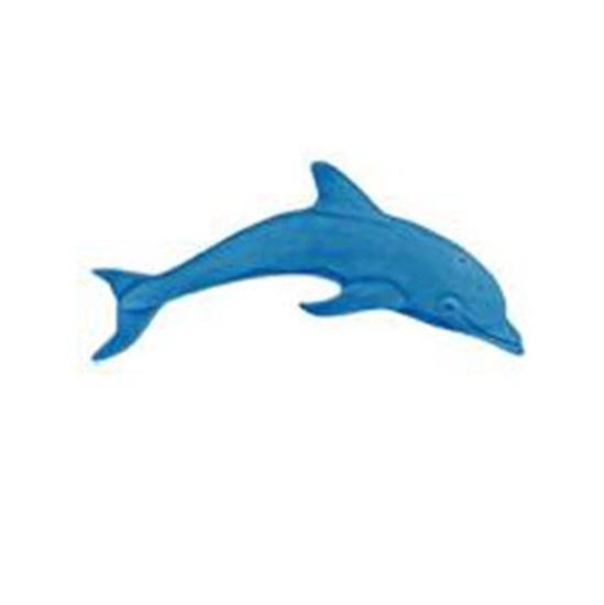 Artistry In Mosaics Aquatic Line Light Blue Mini Dolphin Mosaic Tile