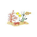 Artistry In Mosaics Aquatic Line Multi Color Reef Scene Mosaic Tile - Medium