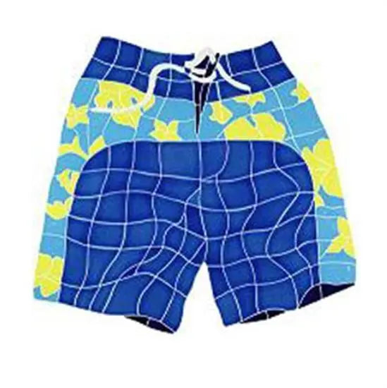 Artistry In Mosaics Hang 10 Line Medium Blue Board Shorts