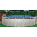 Atlantis 33' Round 52" Steel Pool with 6" Top Rail Gray Wall - NB0935