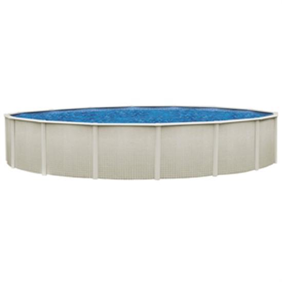 Belize 18' Round 48" Steel Pool with 6" Top Seat