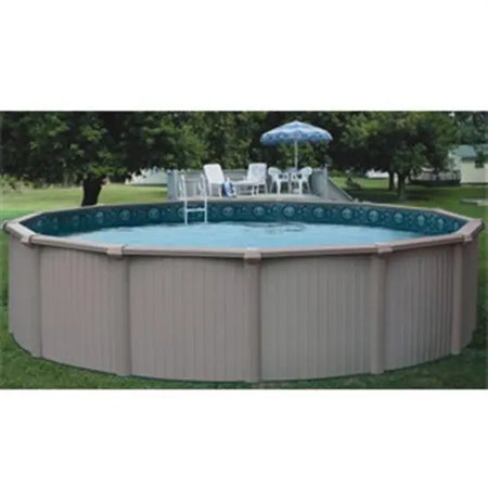 Bermuda 24 Feet Round 54 Inch Aluminum Pool