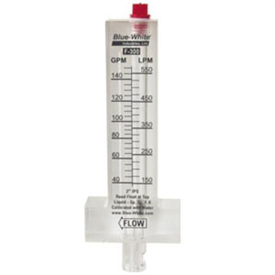 Blue White F-300 Series Flowmeter for 1.5" PVC Pipe