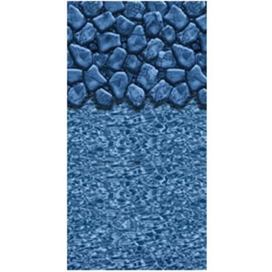 Above-Ground Pool 20 GA. 52” Boulder Swirl Beaded Vinyl Liner- 24’ Round
