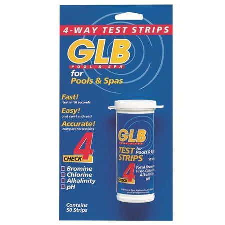 GLB 4 Way Test Strips - 1 Bottle