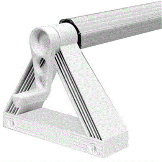 GLI 24' Cyclone Inground Solar Reel System with 4" Tube