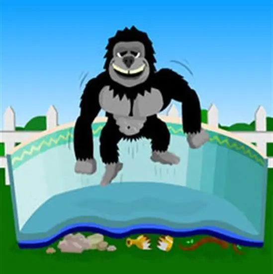 Blue Wave Gorilla 12’ x 24’ Rectangular Floor Padding - NL142