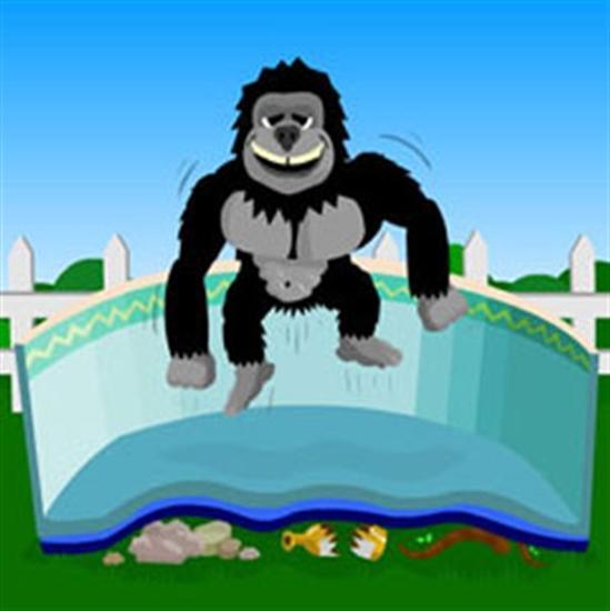 Blue Wave Gorilla 30’ Round Floor Padding - NL129