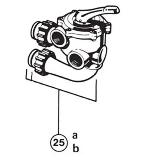 Hayward S240 2" Multiport Valve