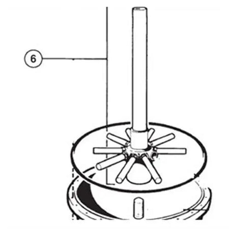 Hayward SX160QA Lateral Assembly With Center Pipe