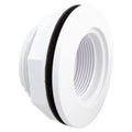 Hayward Wall Fitting Vinyl Fiber Glass White - 1.5" SKT