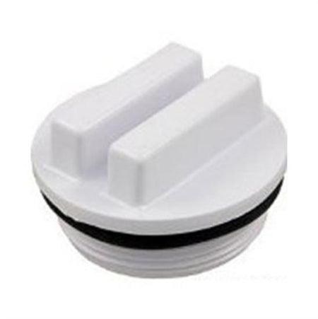 Hayward White Raised Plug 1.5" MPT With O-Ring