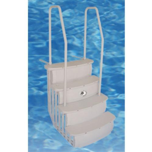 Hercules 36" Easy Entry ABG Step Taupe - Dual Handrail