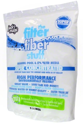 Jacks Magic Filter Fiber Stuff (D.E. Replacement) 9 Ounces - JMFIBER9