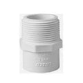 Lasco 1.5" MPT x SKT Male Adapter Gray - Schedule 80