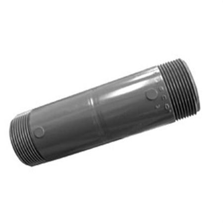 Lasco 2" x 16" Threaded Nipple Gray - Schedule 80