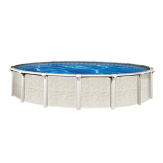 Martinique 33' Round 54" Hybrid Pool w- 8.5" Top Seat
