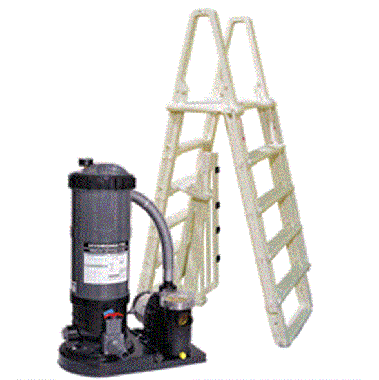 Standard Pool Cartridge Equipment Package - Large - 27' Round and Up or 15x26 Oval and Up