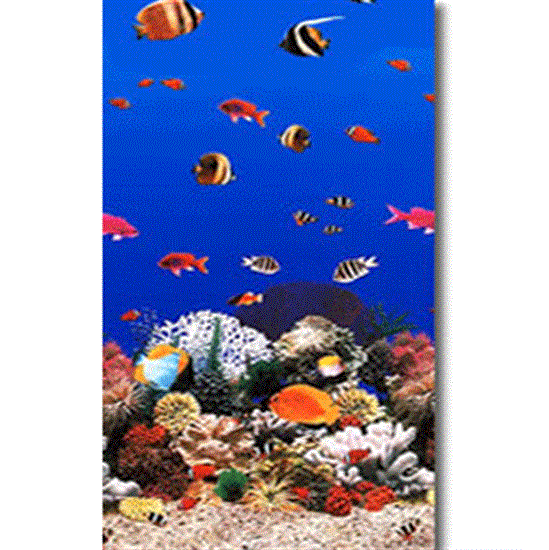 21 X 43 Oval Aquarium Tile Overlap Liner
