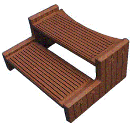 Spa Handi Step Redwood