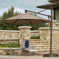 11' Oct Terra Cotta Umbrella No Valance