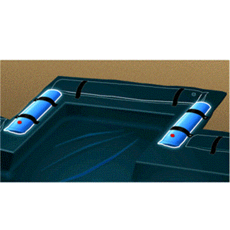 4' Pool Step Water Tubes - 2 Pack