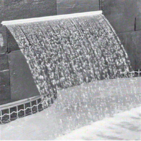 Nexxus Rainforest Fall 12" Wide with 9" Extended Lip