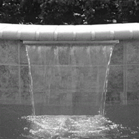 Nexxus Oasis Sheer Waterfall 12" Wide with 6" Extended Lip