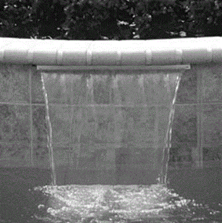 Nexxus Oasis Sheer Waterfall 36" Wide with 9" Extended Lip