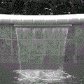 Nexxus Oasis Sheer Waterfall 60" Wide with 6" Extended Lip