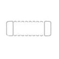 Pentair 3 1/2" Female-Female House - Blue
