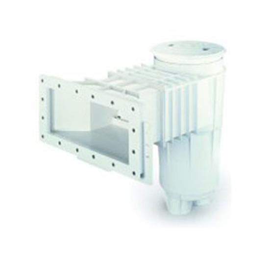 Pentair Bermuda Vinyl-Fiberglass Pool Skimmer 1.5" Threaded Ports - White