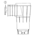 Pentair PacFab Bermuda Skimmer Weir Assembly