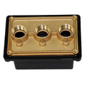 Pentair PacFab Brass Base Junction Box With Polycarbonate Cover - 3.75 Ports