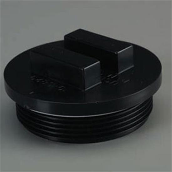 Pentair PacFab Flush Plug Black - 1.5 Inch