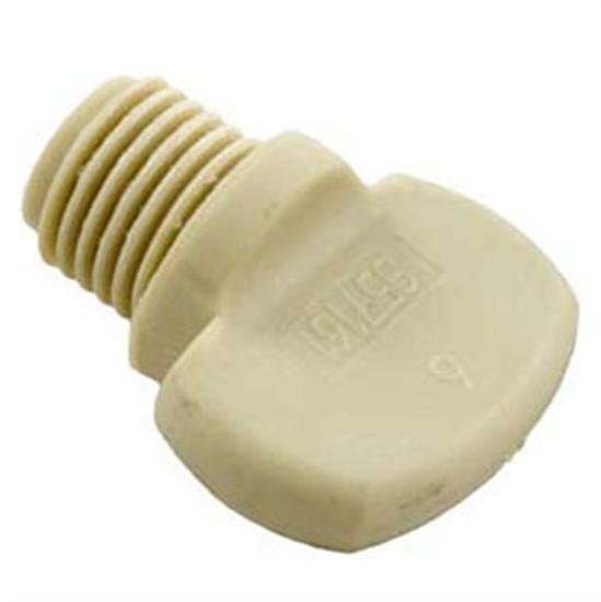 Pentair PacFab Washerflow Knob Drain Plug 2 Almond