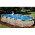 Sunsation 40yr Warranty 15' x 30' Oval 52" Galvanized. Steel Above Ground Pool with 8" Top Seat Buttress Free