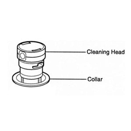 Polaris Vinylcare Cleaning Head With Collar - Light Blue