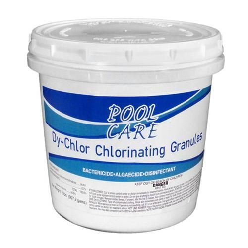 Pool Care Stabilized Chlorinating Granules - DiChlor - 2 lb Bottle