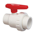 Praher 2" SKT Single Union Ball Valve PVC - Schedule 8