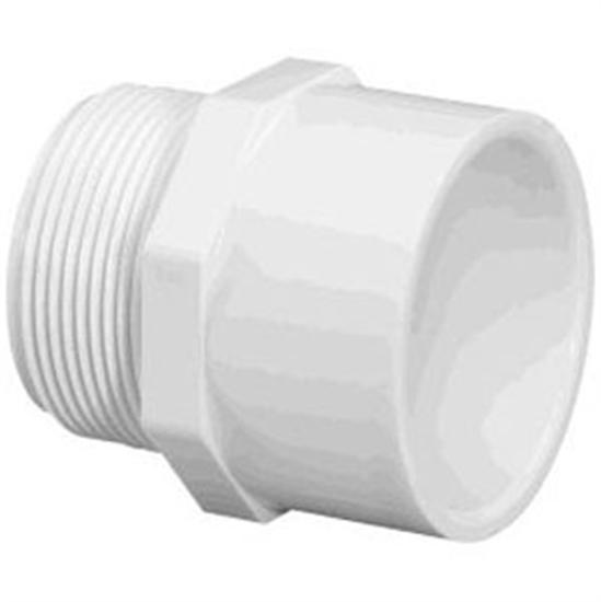 PVC Threaded Male Adapter 2 - 25 Pack - Pool Supply Delivery